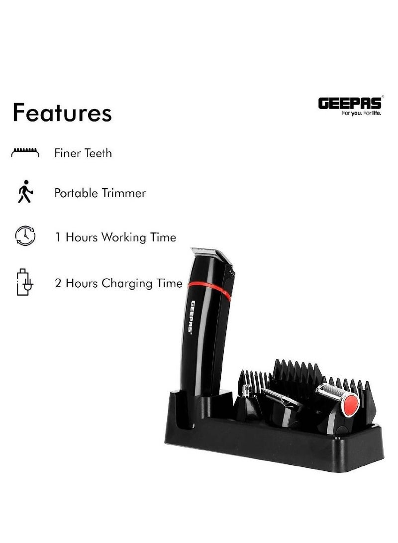 Geepas Rechargeable Trimmer for Men - GTR8128N - Image 2