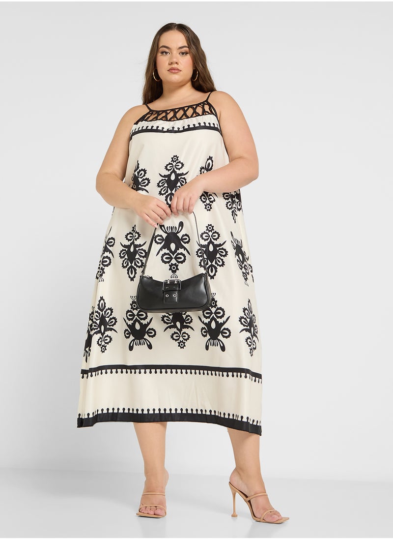 Ginger Plus - Bohemian Style A Line Dress - Image 1