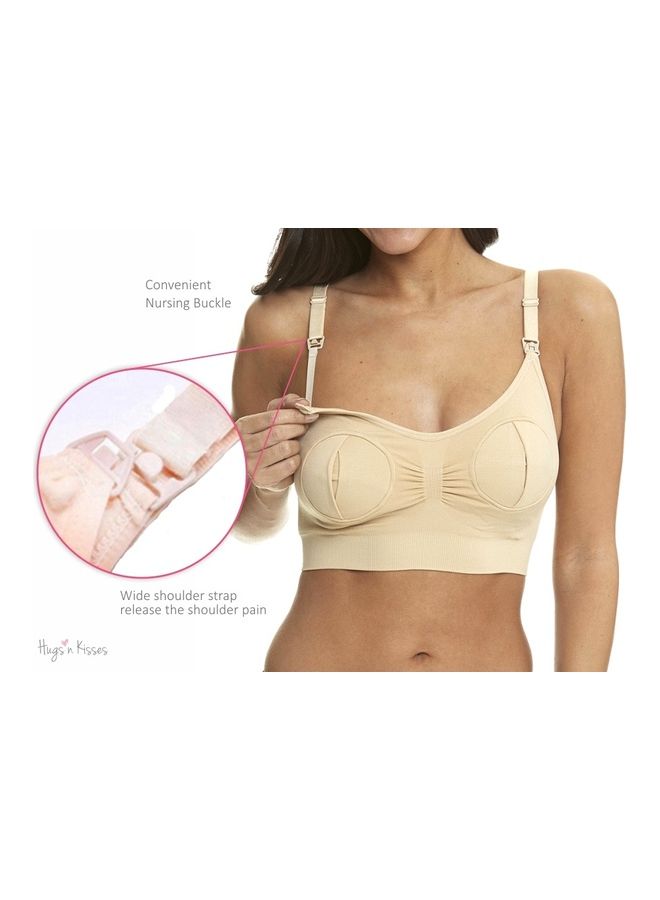 Pumping / Nursing Bra, Medium - Black - Image 5