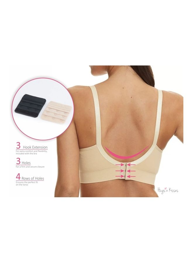 Pumping / Nursing Bra, Medium - Black - Image 4