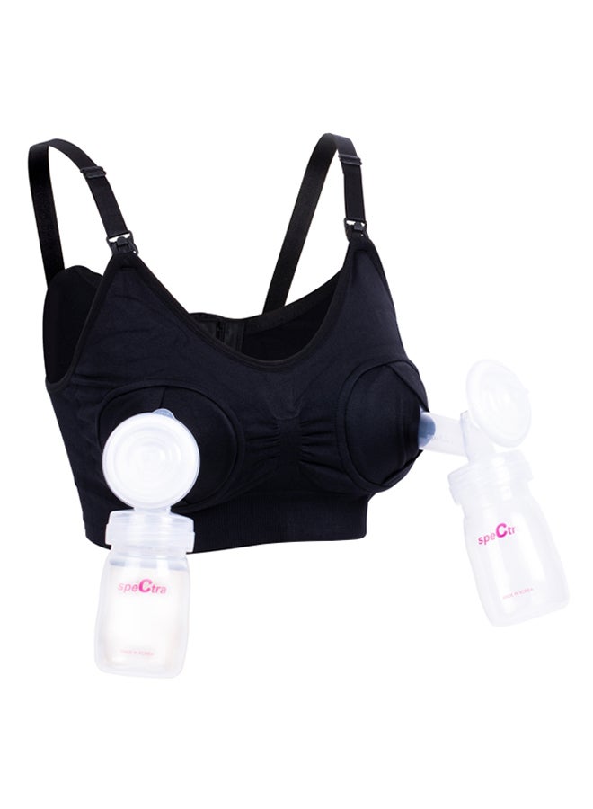 Pumping / Nursing Bra, Medium - Black - Image 1