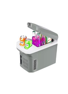 AUTOSMART Super Compact Design Portable Fridge Grey and White 8 L CF4642 