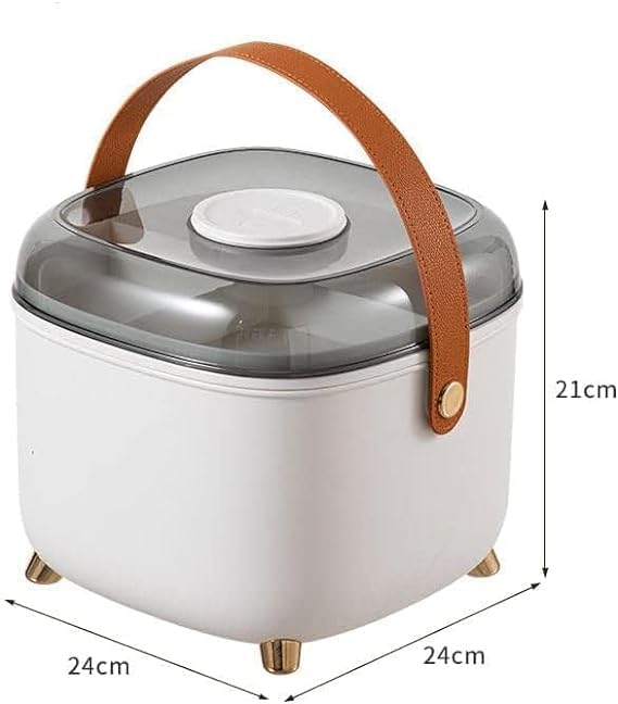 GNEY 1Pc Medicine Box Household Storage Box First Aid Box Storage Box With Lid and Handle Large Portable Emergency Medical Box Home Organization And Storage SuppWhite - Image 2
