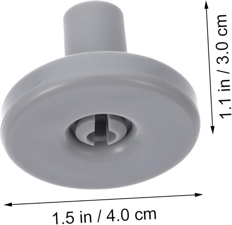 عجلات استبدال سلة غسالة الصحون السفلية 10 قطع بلاستيك متين سهل التركيب - Image 3