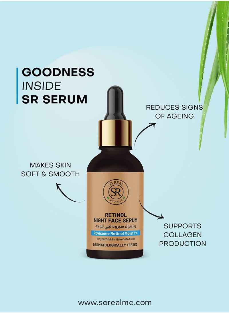 SO REAL RETINOL NIGHT FACE SERUM  - Image 4
