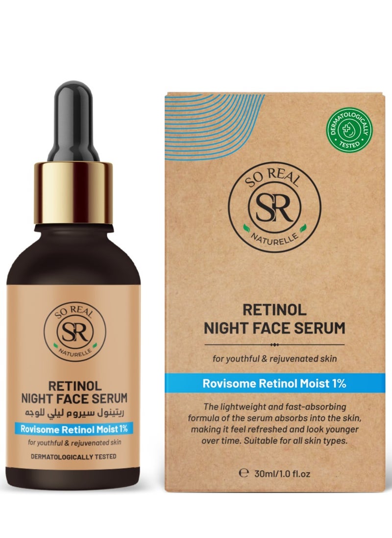 SO REAL RETINOL NIGHT FACE SERUM  - Image 1