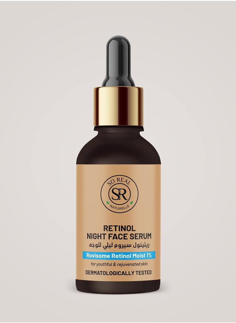 SO REAL RETINOL NIGHT FACE SERUM  - Image 2