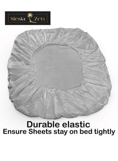 Siesta Zen Siesta Zen Microfiber Fitted Bed Sheet – 30cm Deep Pocket, Wrinkle-Resistant, Machine Washable, Soft, Cozy & Fade-Resistant – Perfect Fit for a Comfortable Night’s Sleep  - Image 5