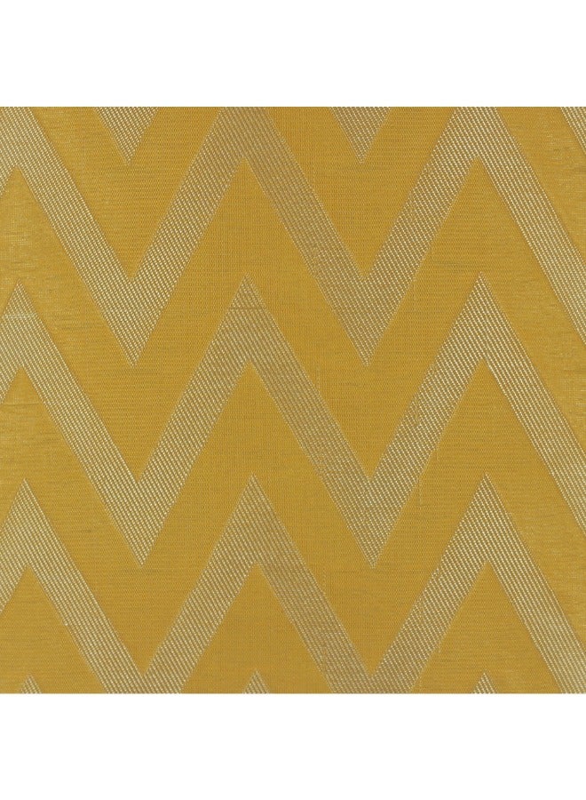 BYFT Orchard Cushion Cover 12 x 20 inch (Zig Zag Design - Yellow) 30 x 50 cm Luxury Decorative Cushion Cover for Sofa, Bed & Living Room- Set of 2 without inserts - Image 4