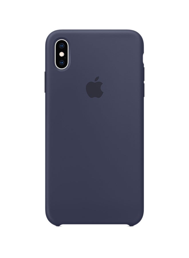 ابل  غطاء حماية لهاتف آيفون Xs ماكس أزرق داكن - Image 1