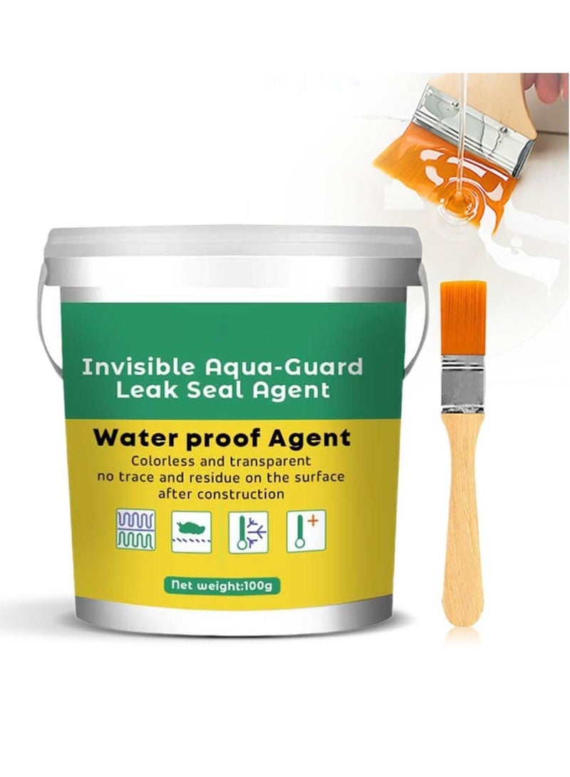 مجموعة وكيل الماء غير المرئي، ترقية وكيل طلاء مائي شفاف قوي للغاية، وكيل مضاد للتسرب، لاصق شفاف لحماية التسرب وإصلاح تسربات المياه. - Image 1