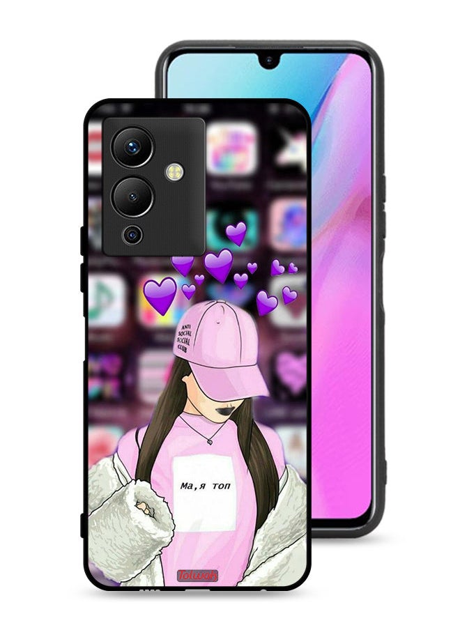 Tolwak Infinix Note 12 Pro 5G Protective Case Cover Anti Social Club  - Image 1