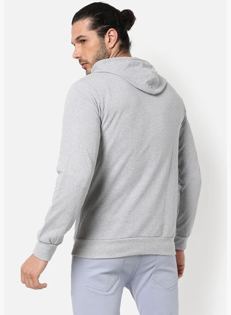 Campus Sutra Printed Sweatshirt