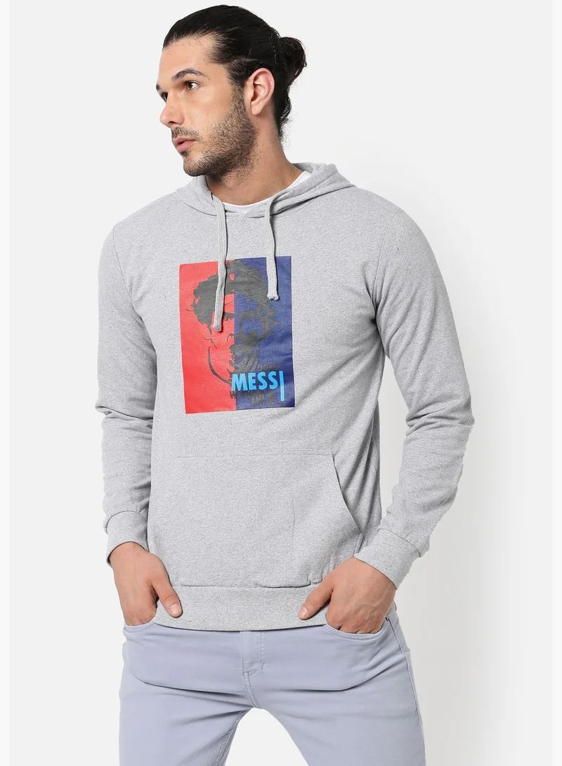 Campus Sutra Printed Sweatshirt