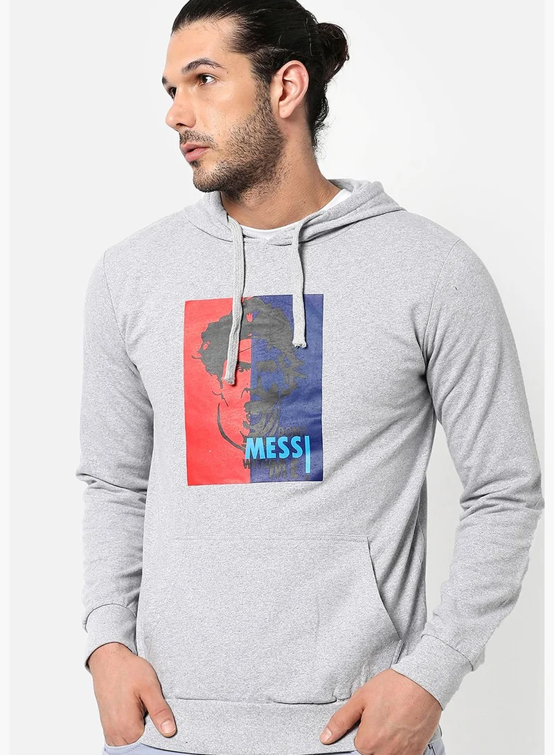 Campus Sutra Printed Sweatshirt