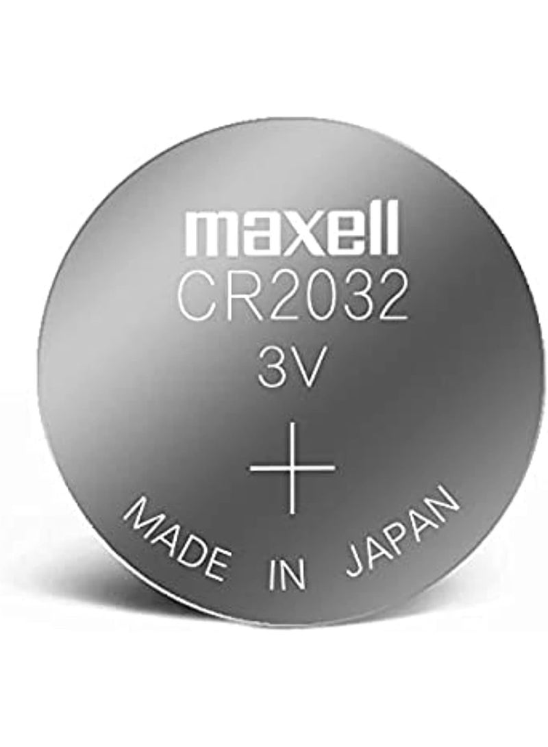 Maxell CR2032 3V Lithium Coin Cell Battery (10-Pack) – Long-Lasting Power for Watches, Car Key Remotes, Calculators, Toys, and Medical Devices – Original Japanese Quality - Image 3