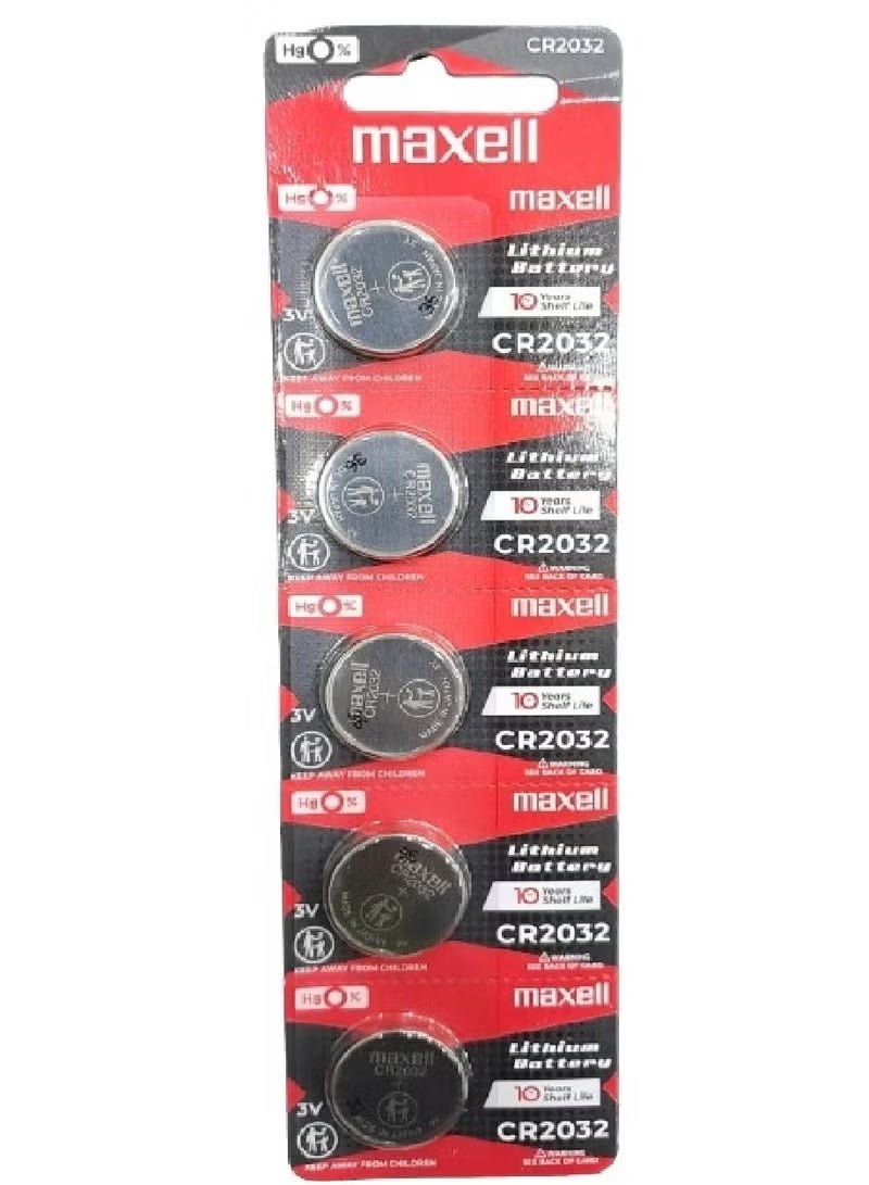 Maxell CR2032 3V Lithium Coin Cell Battery (10-Pack) – Long-Lasting Power for Watches, Car Key Remotes, Calculators, Toys, and Medical Devices – Original Japanese Quality - Image 2