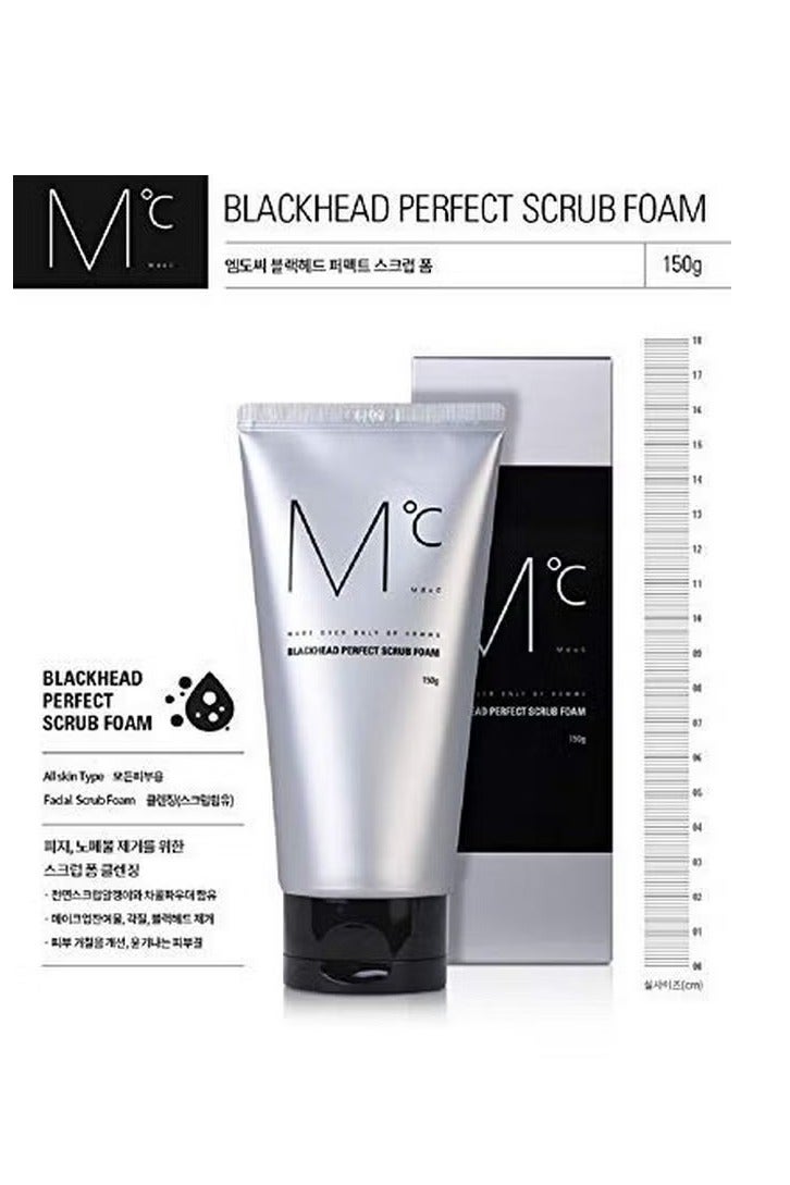 أم دوك العناية بالبشرة للرجال - MdoC Blackhead Perfect Scrub Foam 150g - Image 2