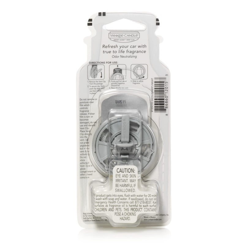 Yankee Candle CAR VENT CLIP HW MIDSUMMERS NIGHT, Smart Scent - Image 4