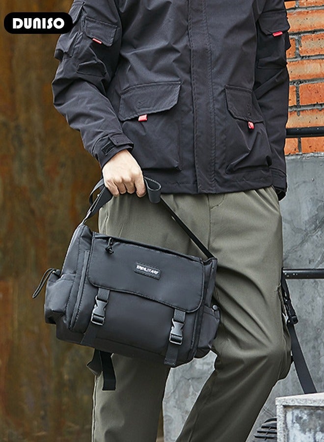 DUNISO Large Crossbody Bag for Men Women, Messenger Bag Side Shoulder Bag for Phone Passport, Casual Satchel Bag Phone Purse, Sling Bag Fanny Pack Water Resistant for Travelling, Hiking - Image 5