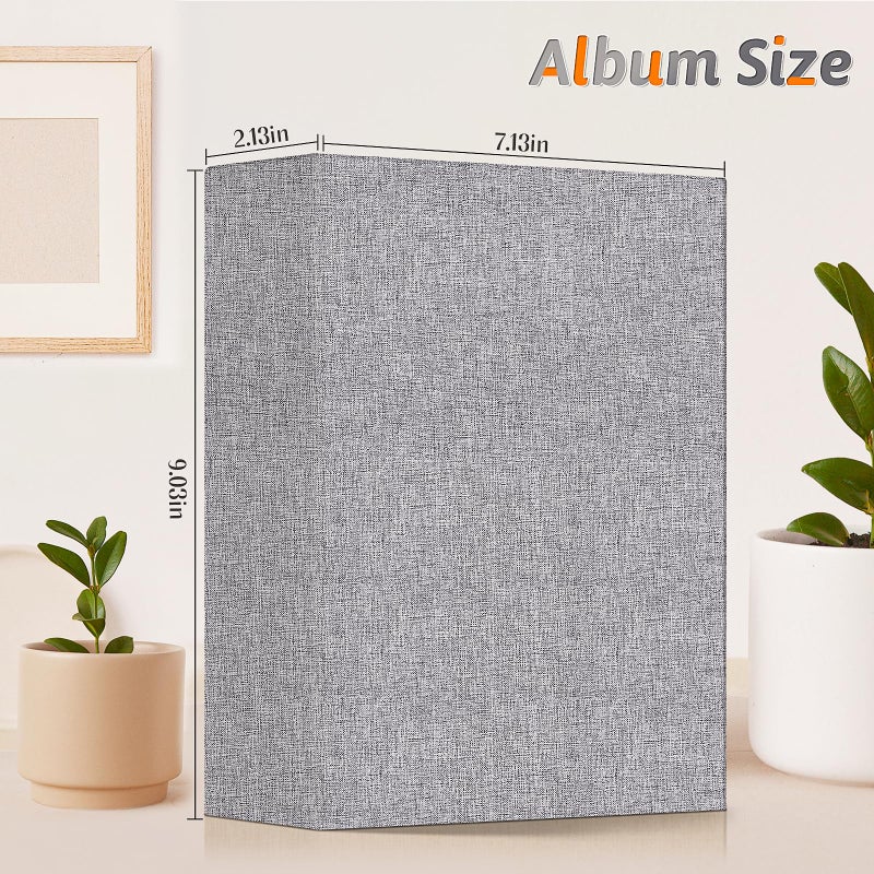 Popotop Photo Album 4x6 200 Pockets for Wedding Gifts Linen Hardcover Picture Albums for Family Anniversary Baby Vacation Pictures - Image 5