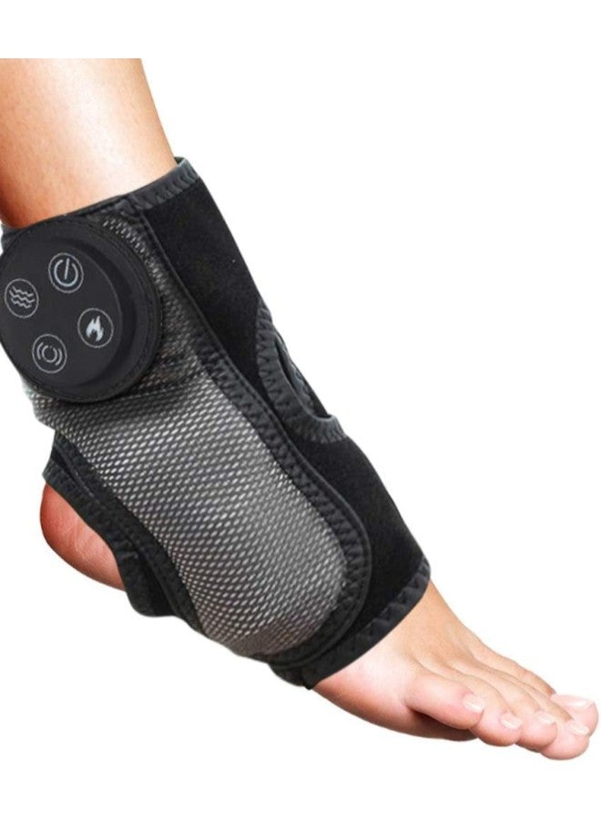klarako Electric Ankle Massage Foot Ankle Massager Vibration Heating Foot Acupuncture Points Massage for Pain Ankles Relief, Home Use Foot Massager for Calves, Legs  - Image 1
