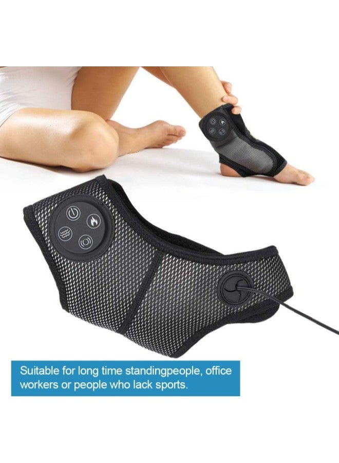klarako Electric Ankle Massage Foot Ankle Massager Vibration Heating Foot Acupuncture Points Massage for Pain Ankles Relief, Home Use Foot Massager for Calves, Legs  - Image 2