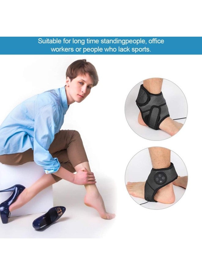 klarako Electric Ankle Massage Foot Ankle Massager Vibration Heating Foot Acupuncture Points Massage for Pain Ankles Relief, Home Use Foot Massager for Calves, Legs  - Image 5