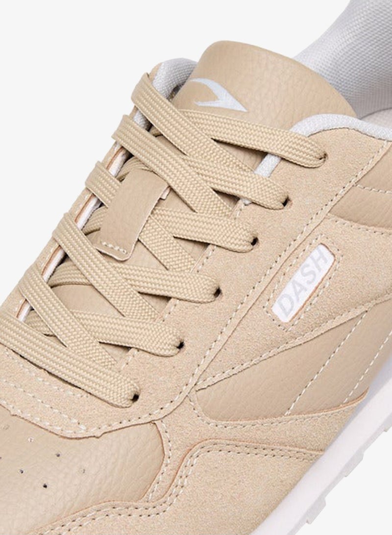 Dash Women Panelled Sneakers with Lace-Up Closure - Image 4