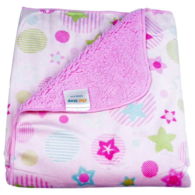 1ST STEP Printed Fleece Blanket (Shapes) - Image 1