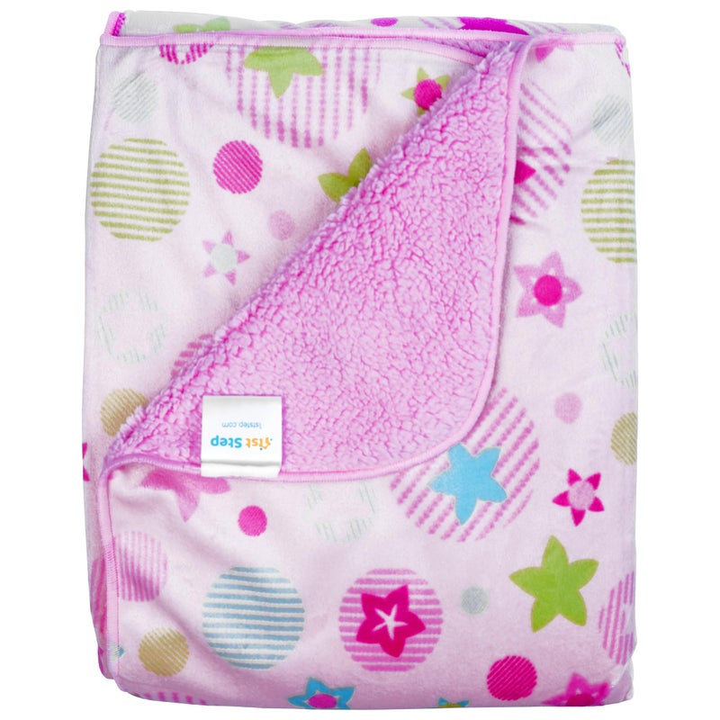 1ST STEP Printed Fleece Blanket (Shapes) - Image 4