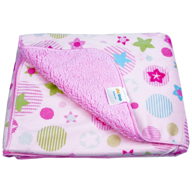 1ST STEP Printed Fleece Blanket (Shapes) - Image 3