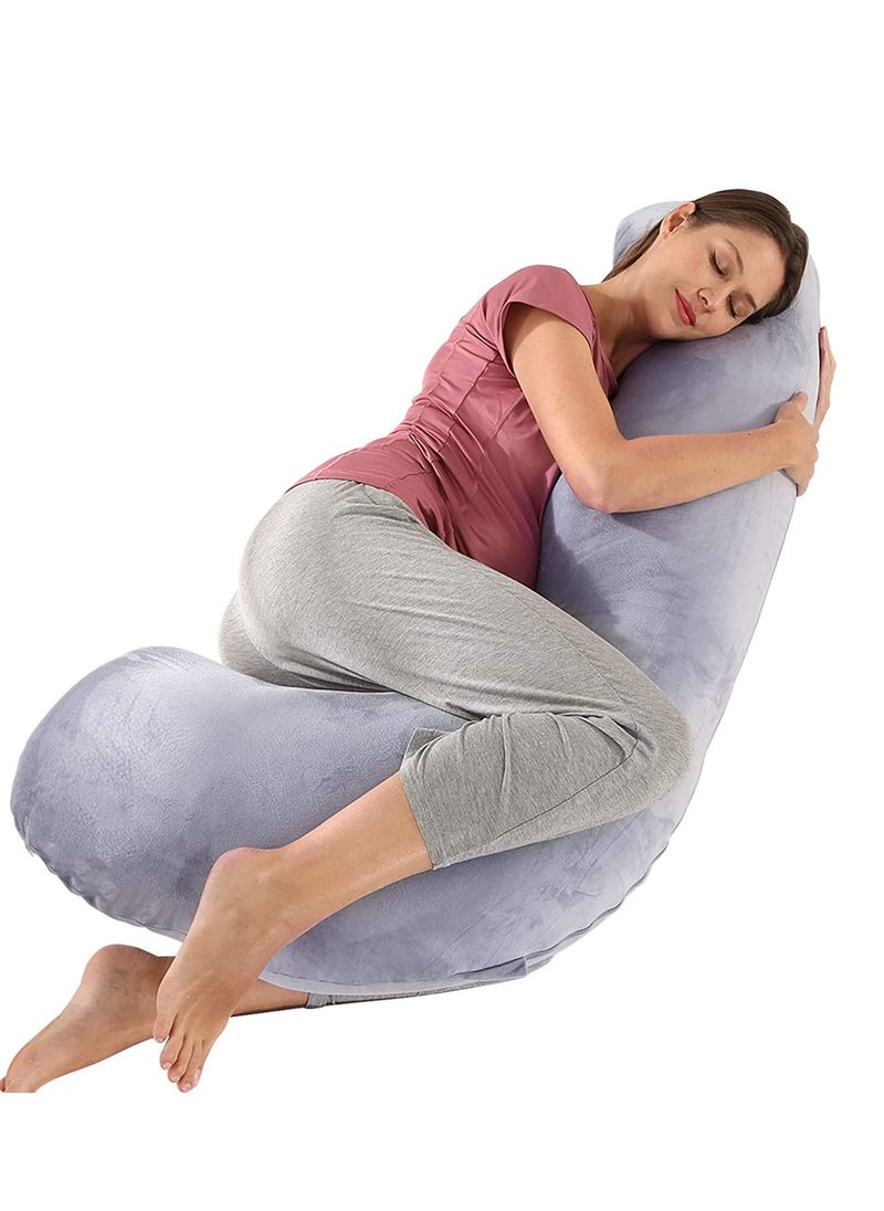 molody Luxury Body Pregnancy Pillow Back Pain Support With Soft Cover  - Image 1