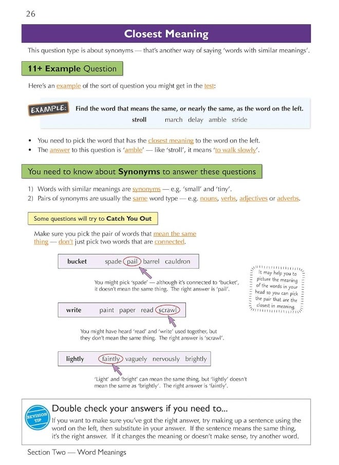 11+ CEM Verbal Reasoning Complete Revision and Practice - Ages 10-11 (with Online Edition)  - Image 5