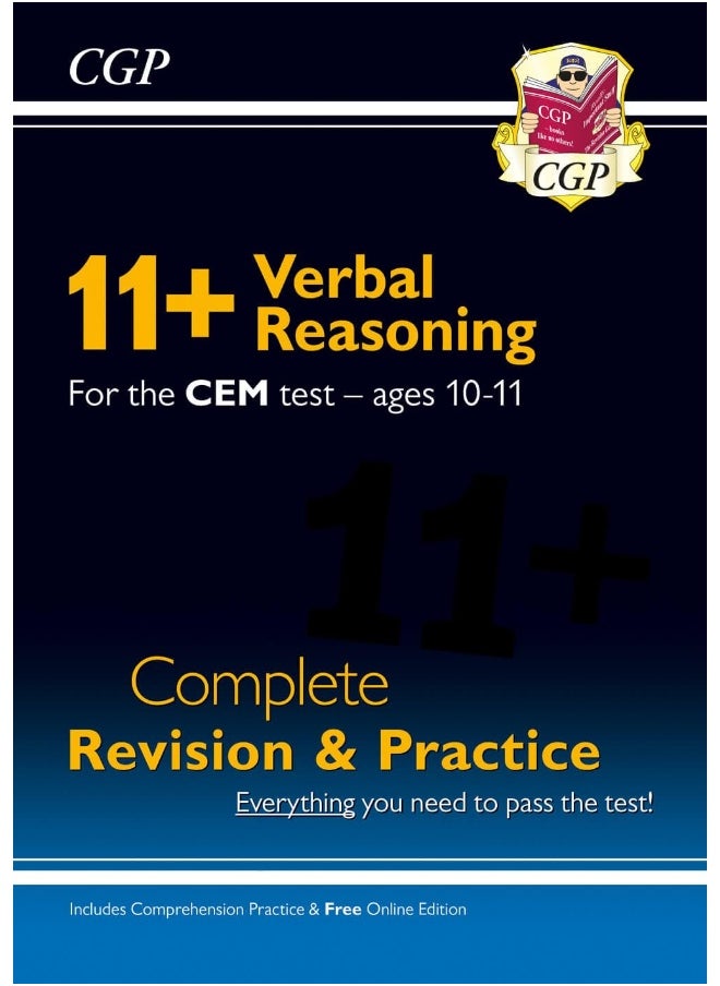 11+ CEM Verbal Reasoning Complete Revision and Practice - Ages 10-11 (with Online Edition)  - Image 1