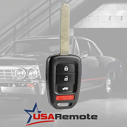 USARemote جهاز تحكم عن بُعد لفتح السيارة بدون مفتاح يناسب 2013-2016، 2014-2015 هوندا أكورد، CR-V، سيفيك (MLBHLIK6-1T) - Image 2