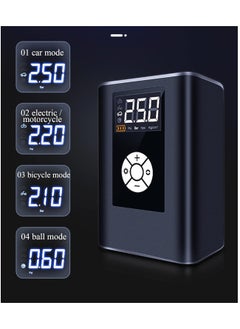 Arabest Portable Tire Inflator,  Air Compressor 150PSI Electric Air Pump, with Pressure Gauge,  LED Light,  USB Power Bank Auto Shut Off, for Car, Bicycle, Balls and Other Inflatables  - Image 5