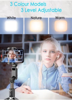 ASIV Selfie Stick Gimbal Stabilizer, ASIV Lightweight Auto-Balancing 1-Axis Stabilizer for Smartphones with 360° Face Tracking Tiktok Vlog Youtuber Live Video Recording  - Image 2
