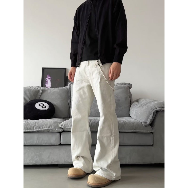 Unisex Classic Denim Jeans Loose Fit Daily Outdoor Wear - Image 4