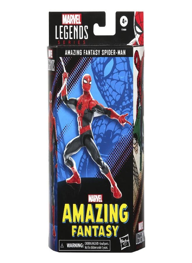 Spider-Man Spider-Man Marvel Legends Series 60th Anniversary Amazing Fantasy 6-inch Classic Comics Action Figures for 4+ Years, 9 Accessories  - Image 5