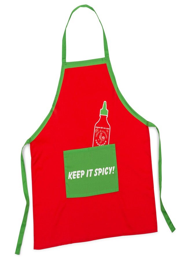Sriracha2Go Sriracha Apron, Red and Green - Image 1