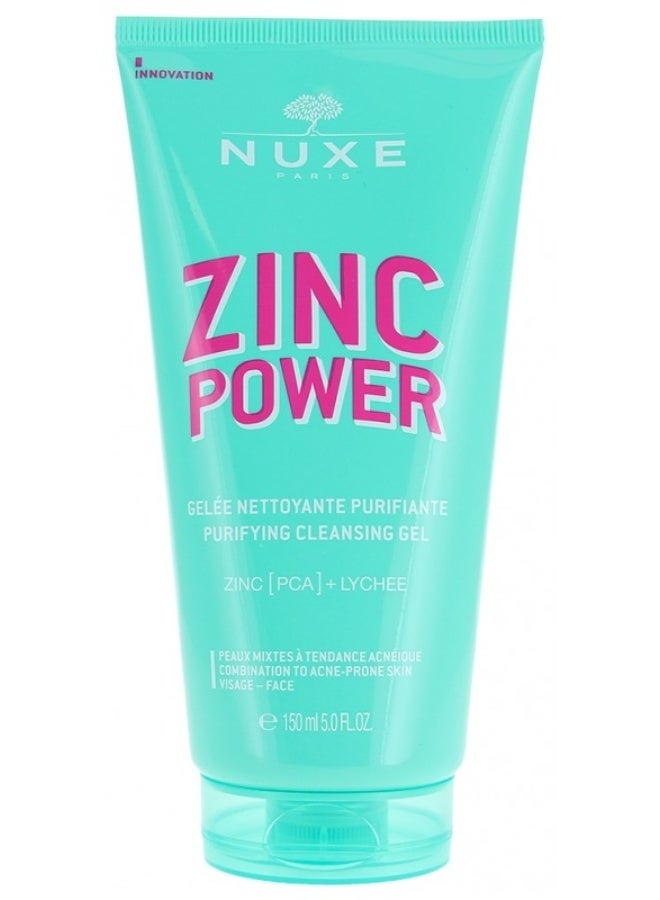 Nuxe Zinc Power Gelée Nettoyante Purifiante 150 ml