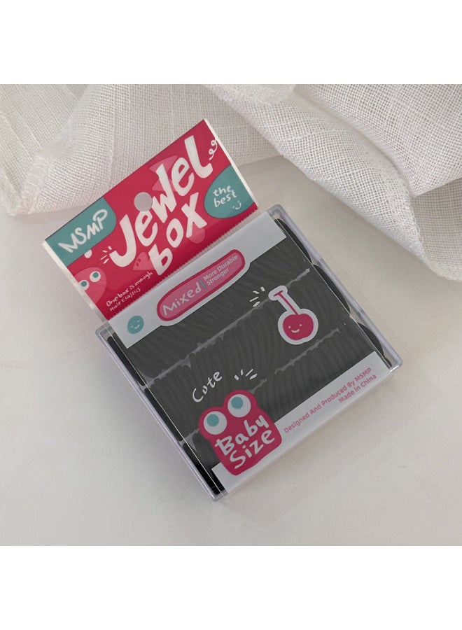 CANDY Color Cartoon Boxed Children's Color Rubber Band High Elastic Foundation Hair Loop Hair Rope Horsetail Hair Accessories - Image 4