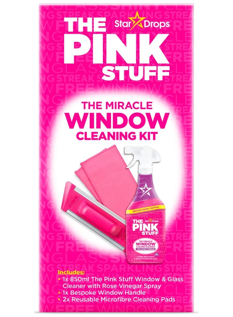 Star Drops The Pink Stuff The Miracle Window Cleaning Kit 4 Pcs - Image 2