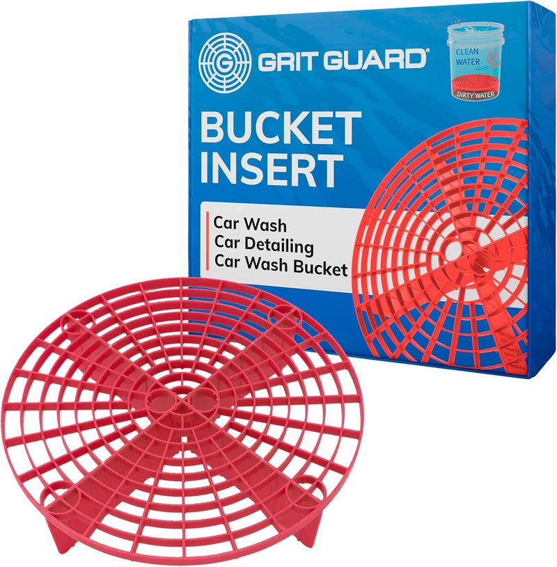 Grit Guard The Insert (Red) - Fits 12 Inch Diameter Bucket - Image 1