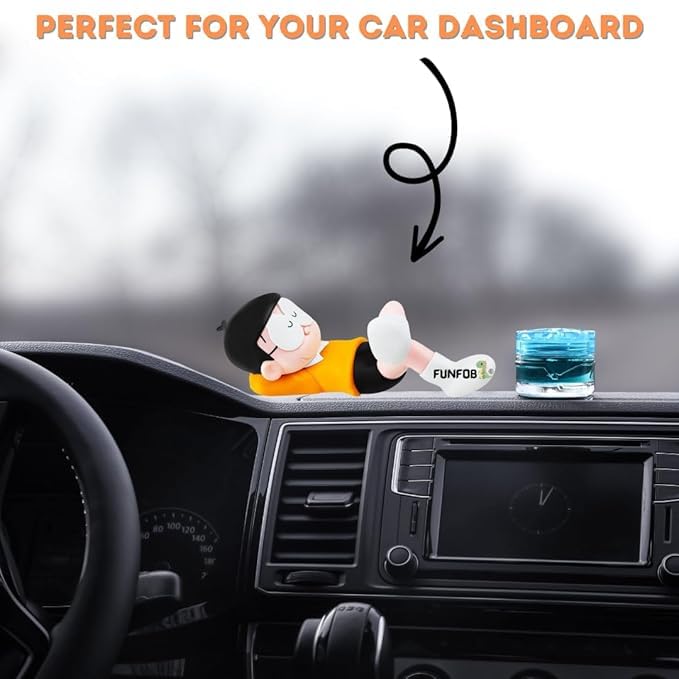 YOURKARTS.COM Nobita Chilling Figurine – Cute Cartoon Model for Office Desk, Home Shelf & Car Dashboard Display | Collectible Anime Gift | car Accessories 2025 - Image 4