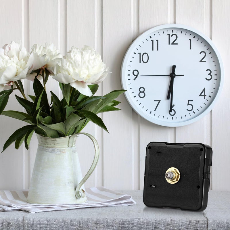 Healifty Quartz Clock Movement Mechanism 2.20X0.62In Battery Operated Wall Clock Replacement DIY Repair Parts Silent Non-Ticking - Image 2