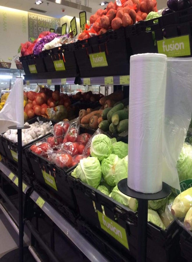 RBHK 14" X 20" Clear Plastic Produce Bags on a Roll - 350 Bags per Roll, Ideal for Food Storage, Pets, Diapers - Image 4