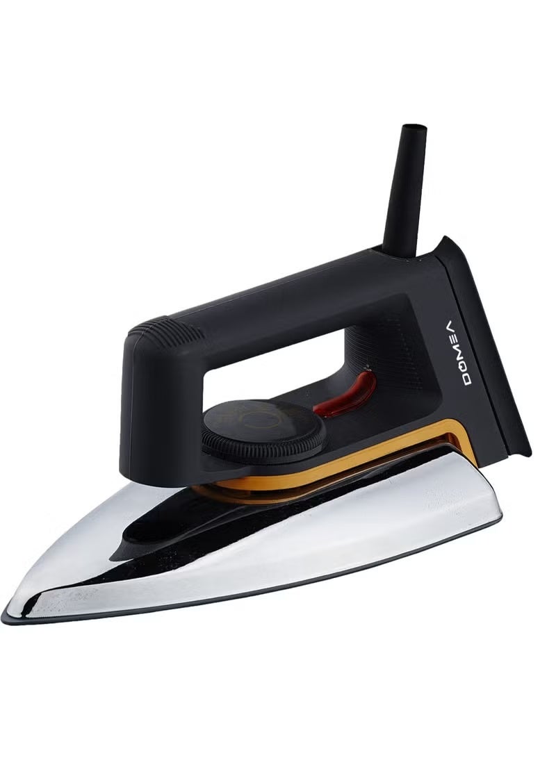 DOMEA 1000W Lightweight Dry Iron | Non-Stick Teflon Coated Soleplate, Adjustable Thermostat, Elegant Design, 2 Years Warranty - Image 1