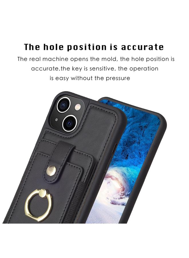 زبون جراب هاتف iPhone 11 BF27 مع حلقة معدنية وحامل بطاقة - Image 3